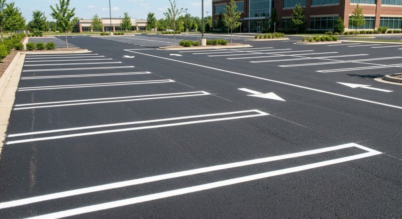 Asphalt Painting in Suwanee, GA