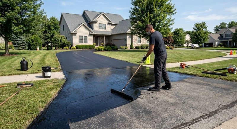 Blacktop Driveway Sealing in Fort Myers, FL
