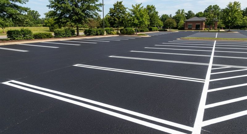 Church Parking Lot Striping in Suwanee, GA