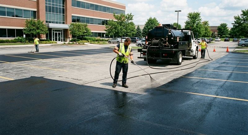Parking Lot Sealcoating in San Antonio, TX
